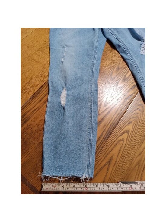 OLD NAVY Jeans Womens 12P ROCKSTAR HIGH RISE Pants Used Summer Denim - Picture 3 of 8